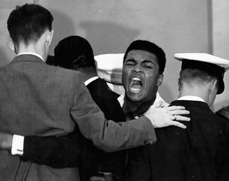 The trash talking boxing legend Muhammad Ali