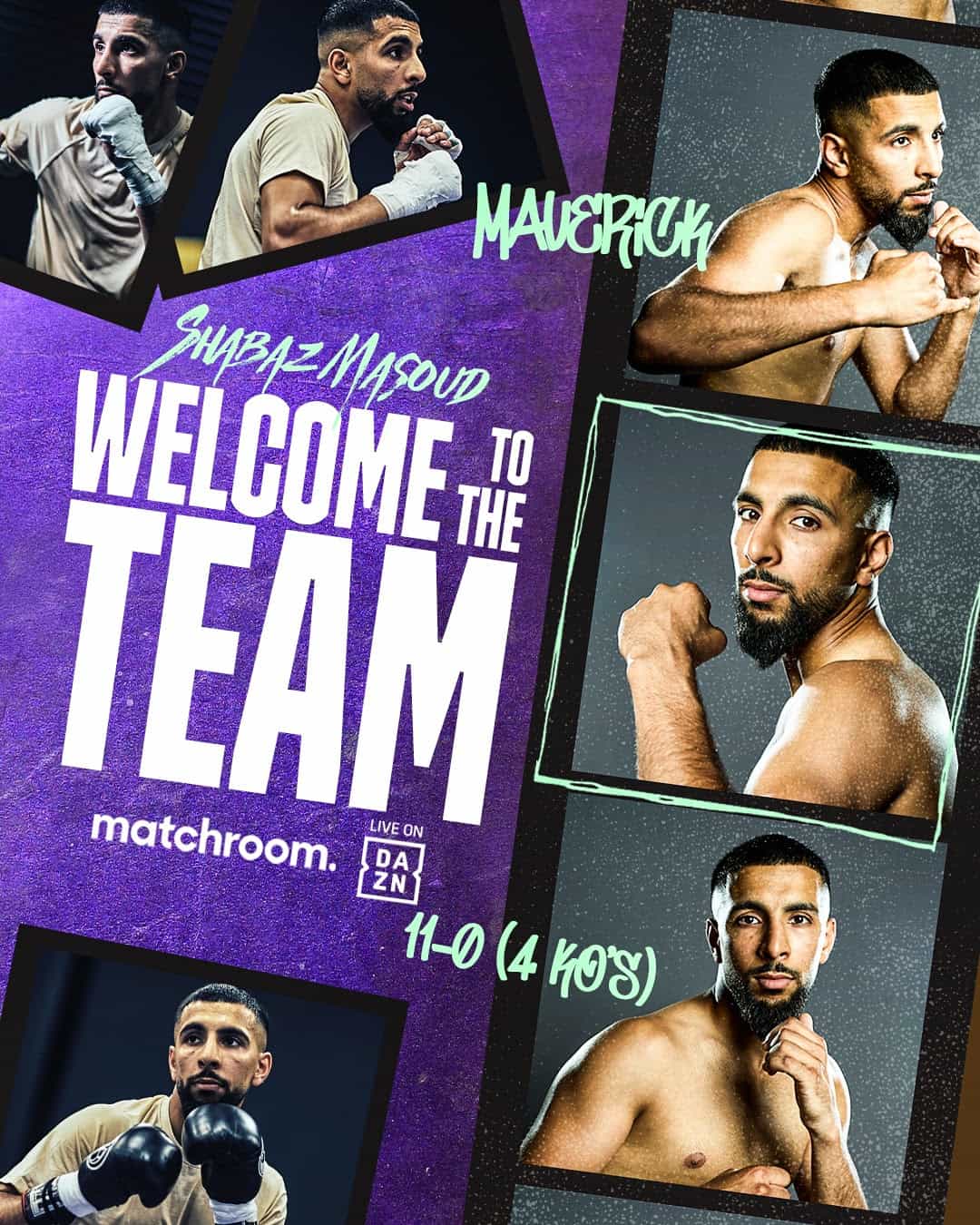 SHABAZ MASOUD INKS PROMOTIONAL PACT WITH MATCHROOM BOXING